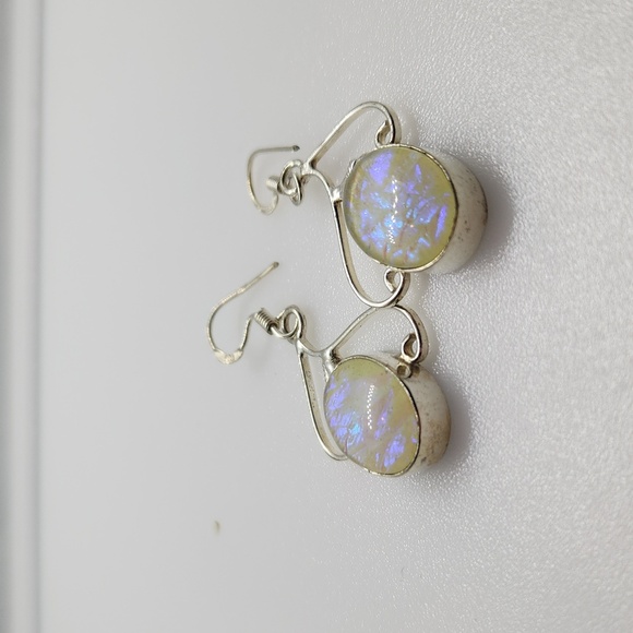 Nwot! Triplet opal sterling earrings - Picture 3 of 6